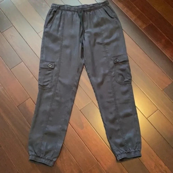 Velvet Heart Black Tencel Jogger Style Baggy Cargo Pants Size XS - Picture 16 of 16